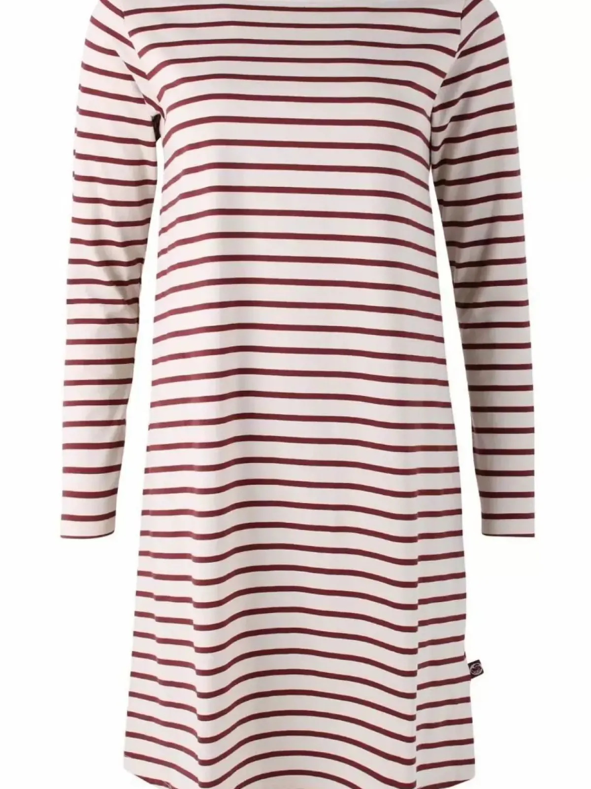 Danefæ Kleider>Danenassau Dress Chalk/Red Wine