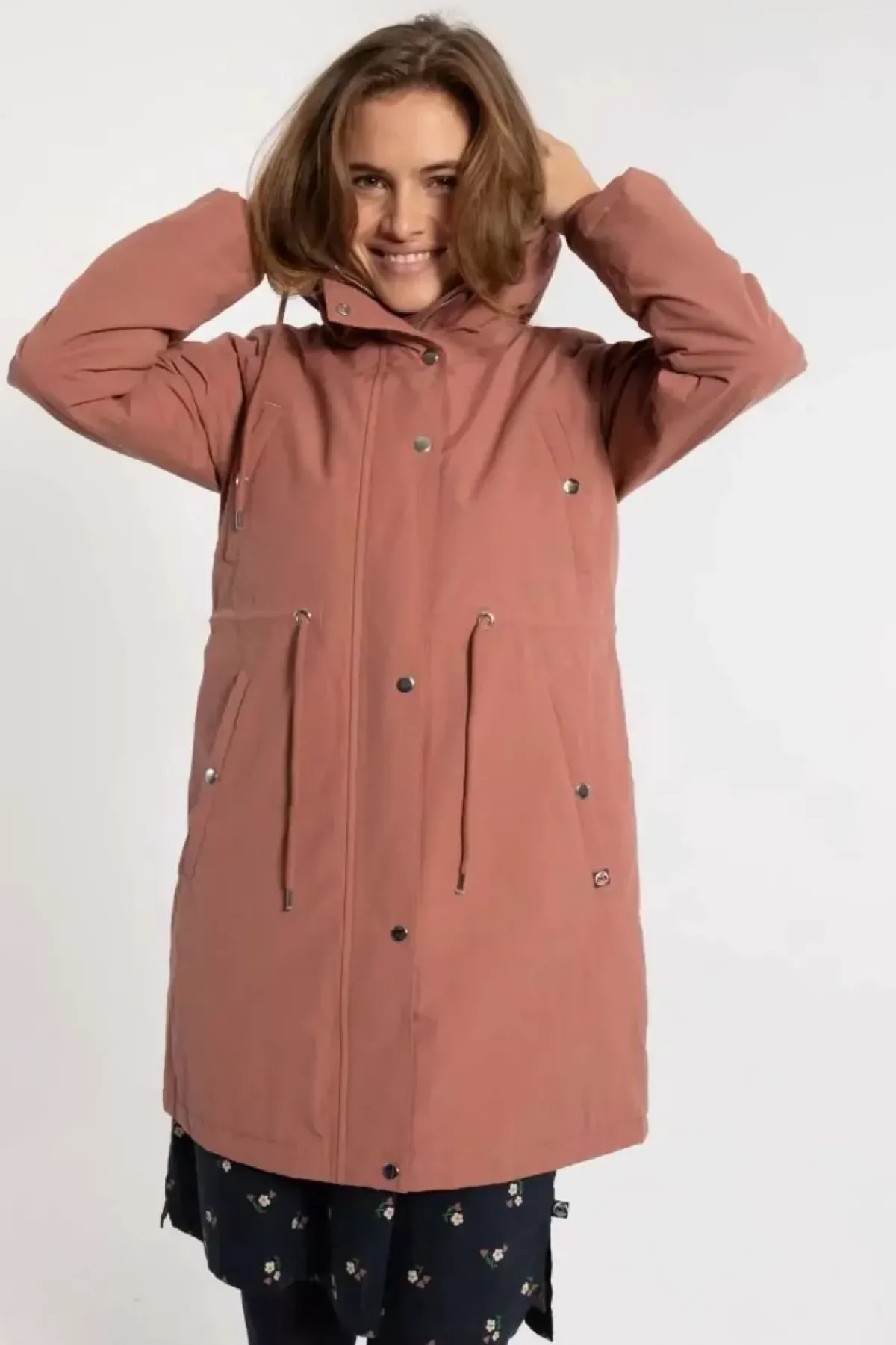 Danefæ Winterjacken>Danenora Winter Parka Beige Rose
