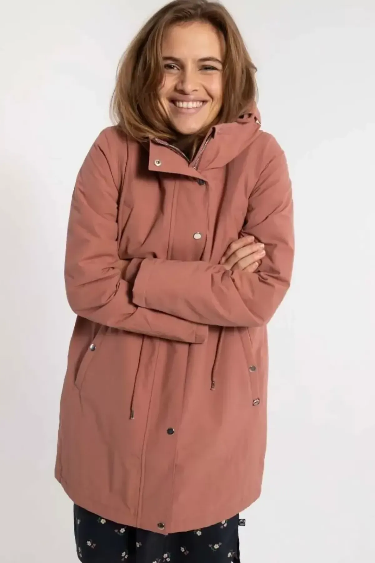 Danefæ Winterjacken>Danenora Winter Parka Beige Rose