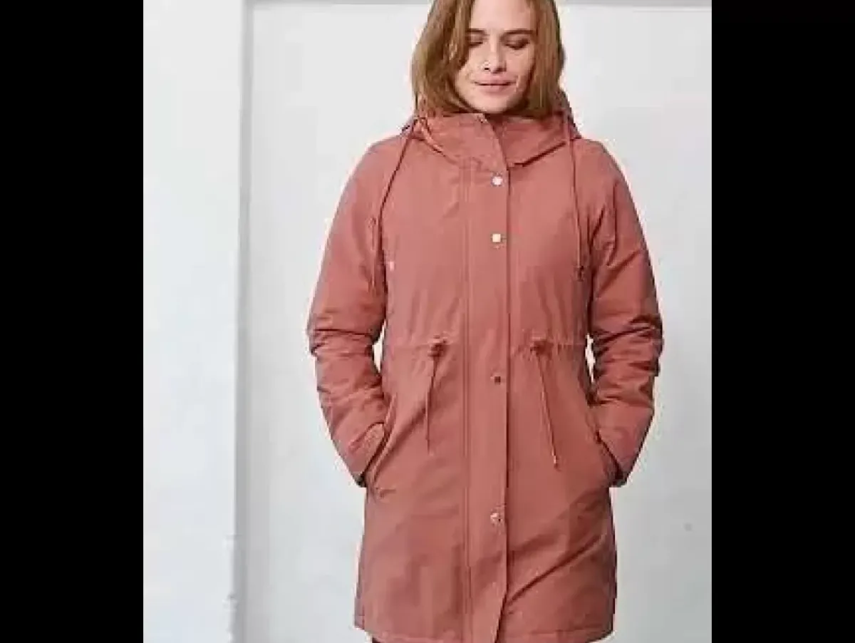 Danefæ Winterjacken>Danenora Winter Parka Beige Rose