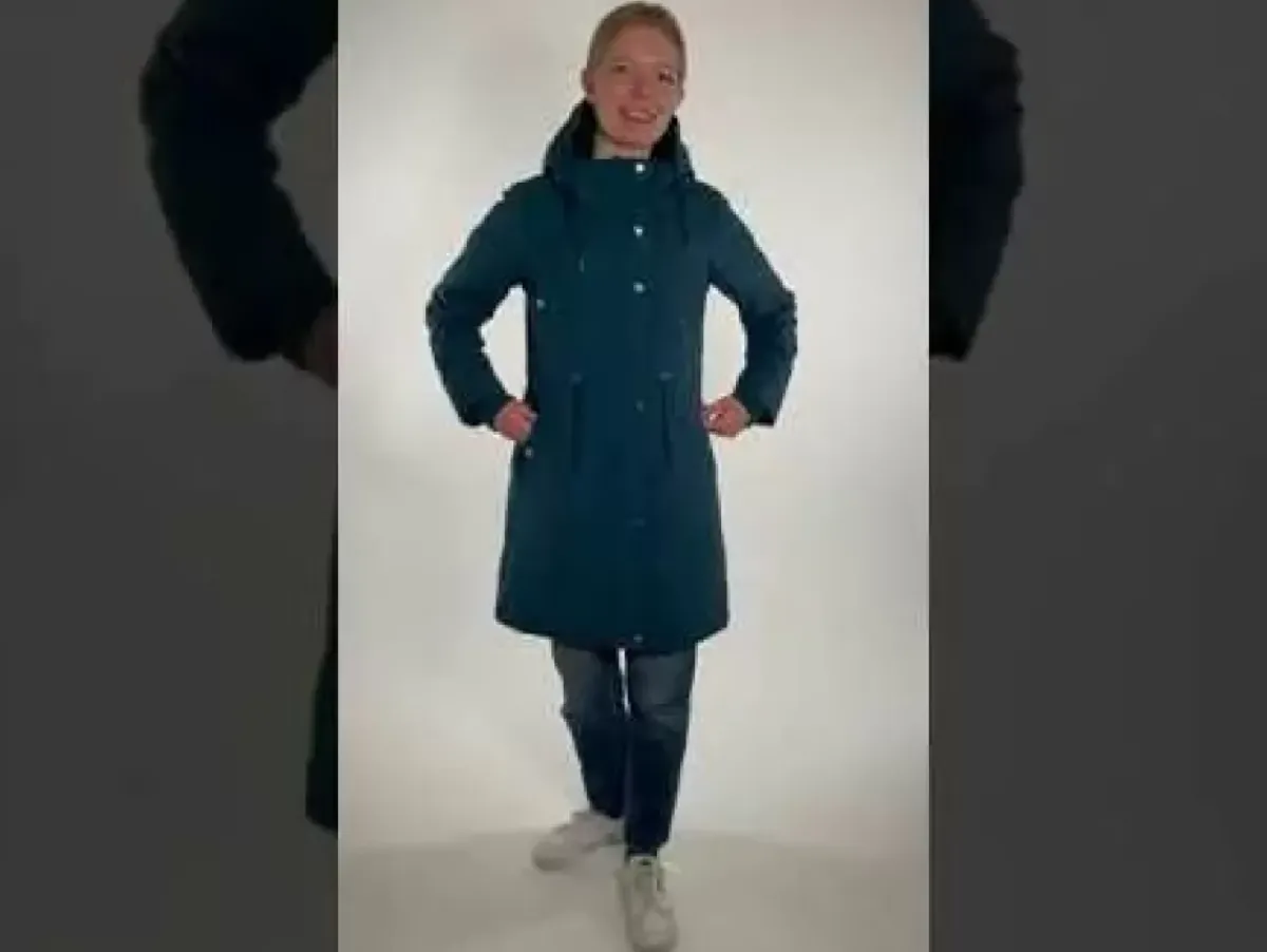 Danefæ Winterjacken>Danenora Winter Parka Dusty Blue