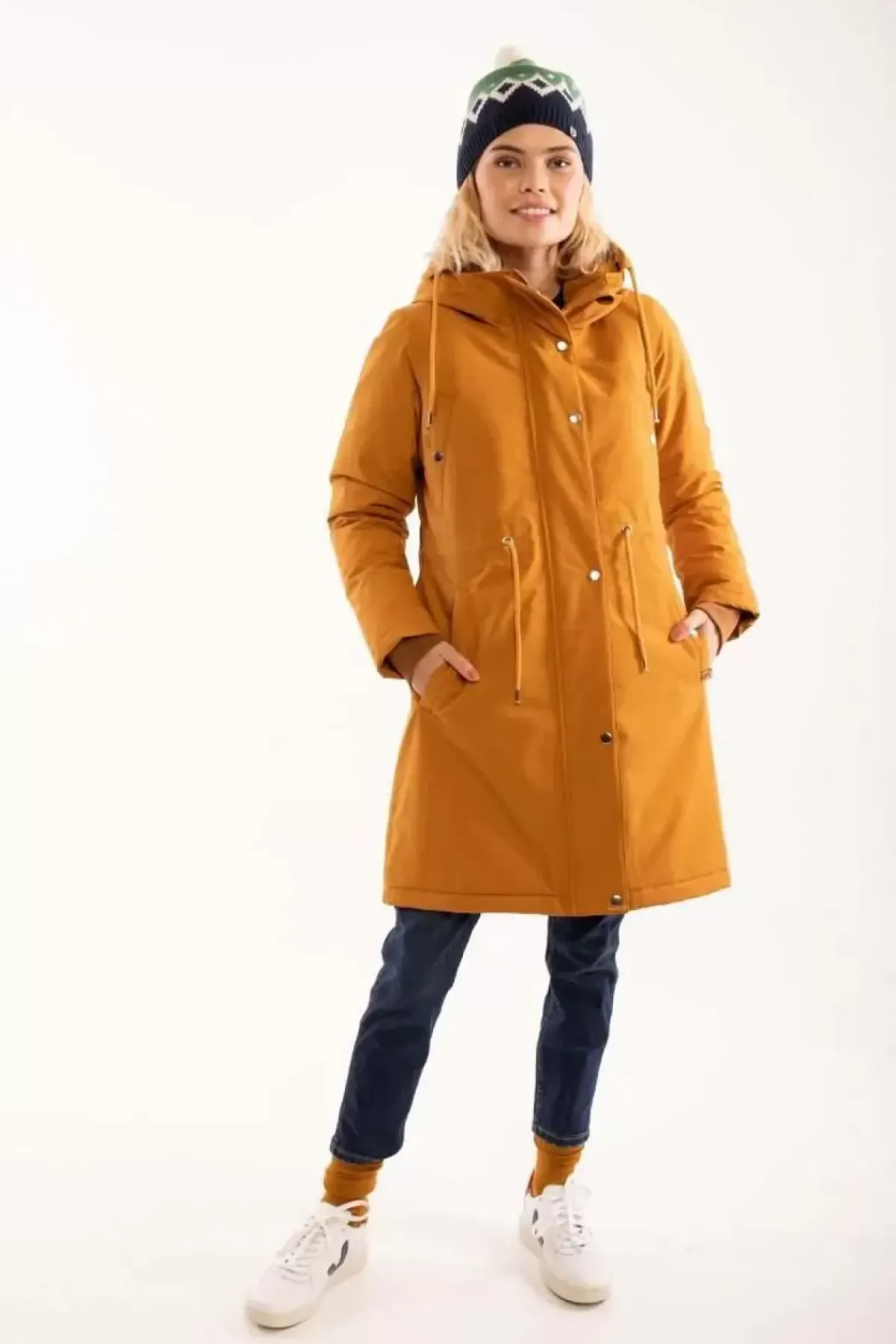 Danefæ Winterjacken>Danenora Winter Parka Mustard