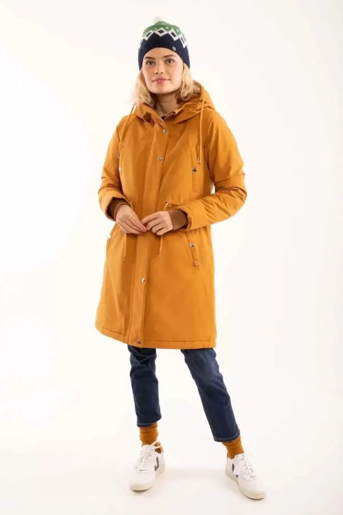Danefæ Winterjacken>Danenora Winter Parka Mustard