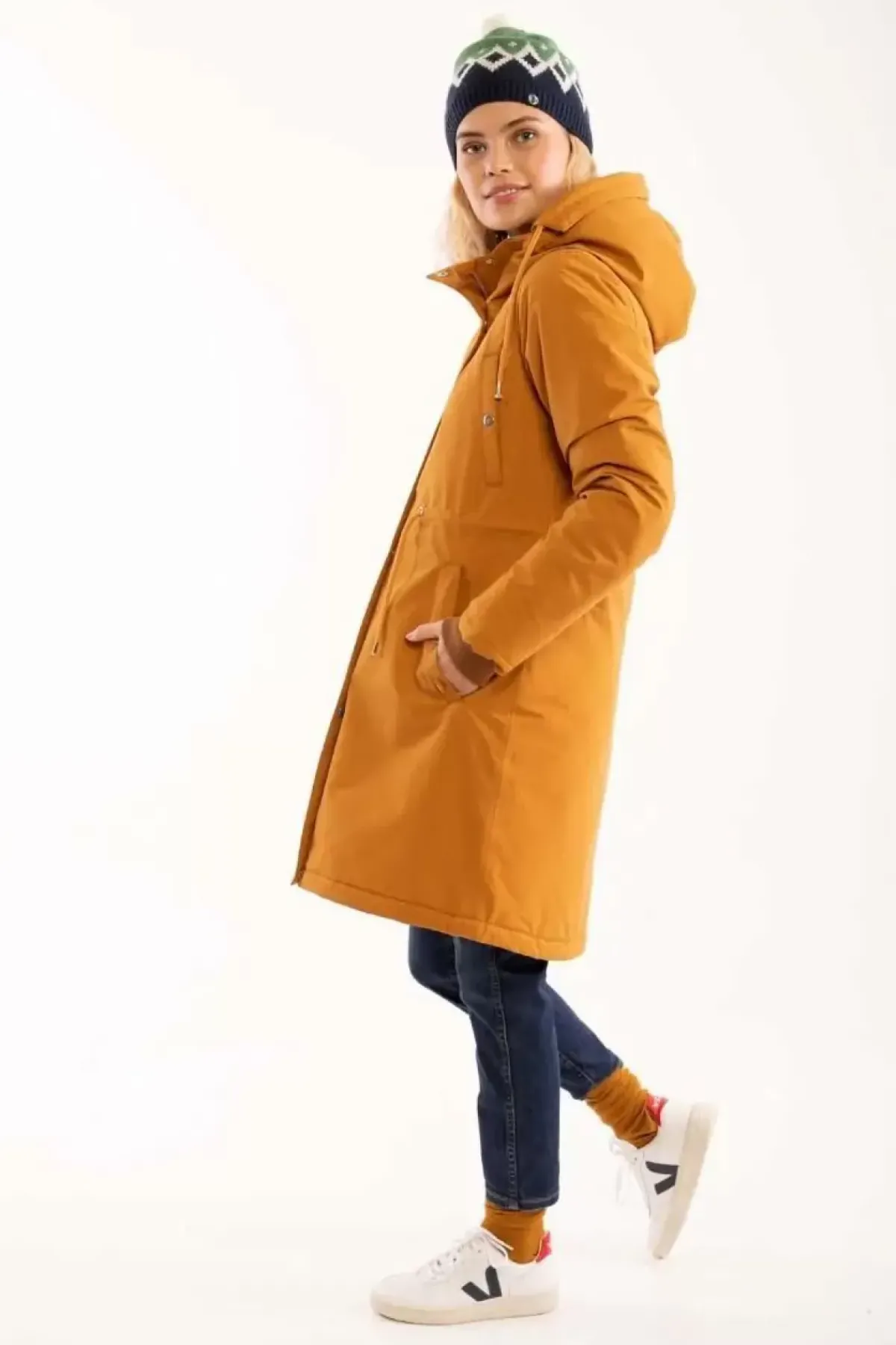 Danefæ Winterjacken>Danenora Winter Parka Mustard