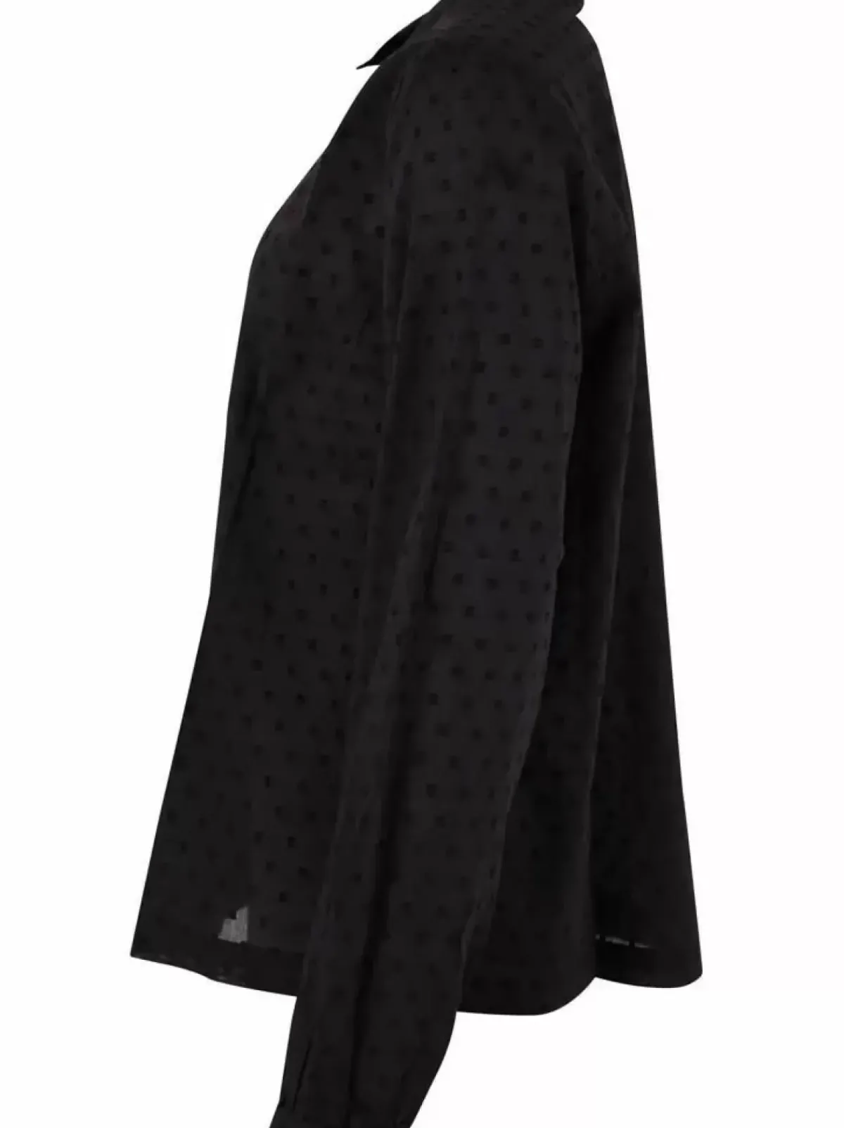 Danefæ Blusen>Danenovember Cotton Dot Shirt Black