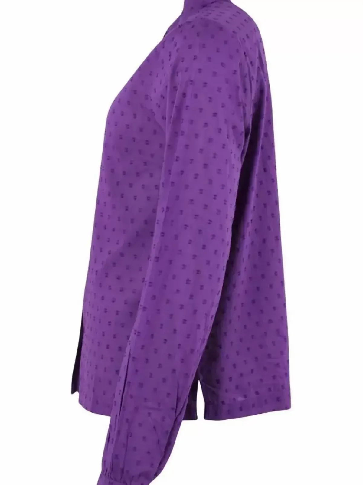 Danefæ Blusen>Danenovember Cotton Dot Shirt Purple