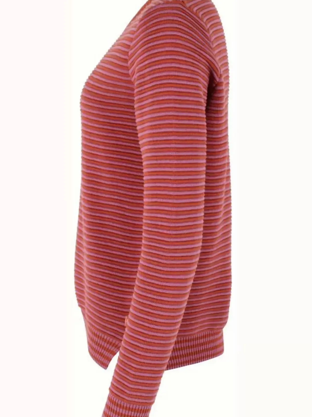 Danefæ Strickwaren>Danepearly 3D Crotchet Knit Sweater Rust/Old Rose