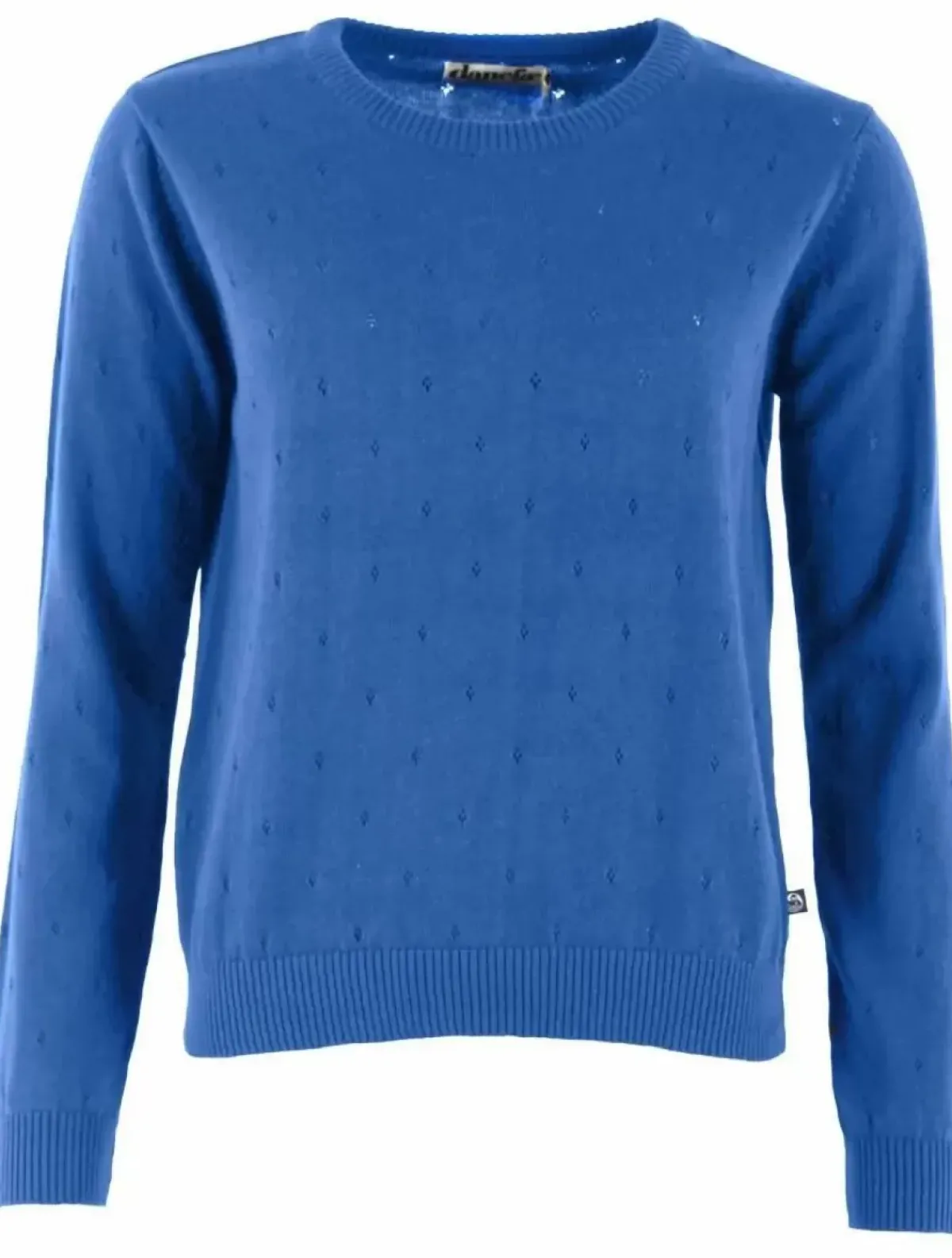 Danefæ Strickwaren>Danepearly Hole Knit Sweater Blue