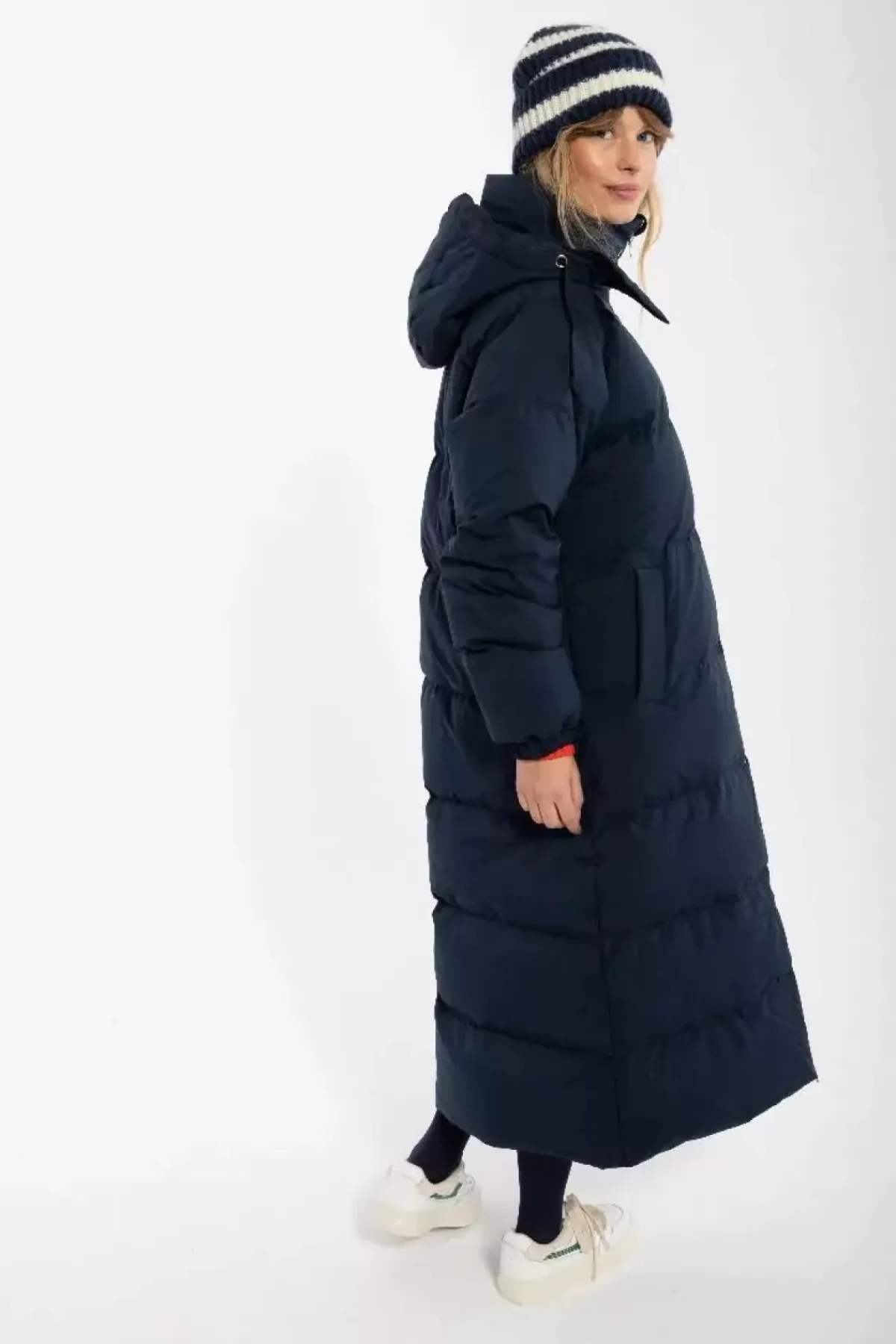 Danefæ Winterjacken>Danepuffin Down Winter Coat Dk Navy