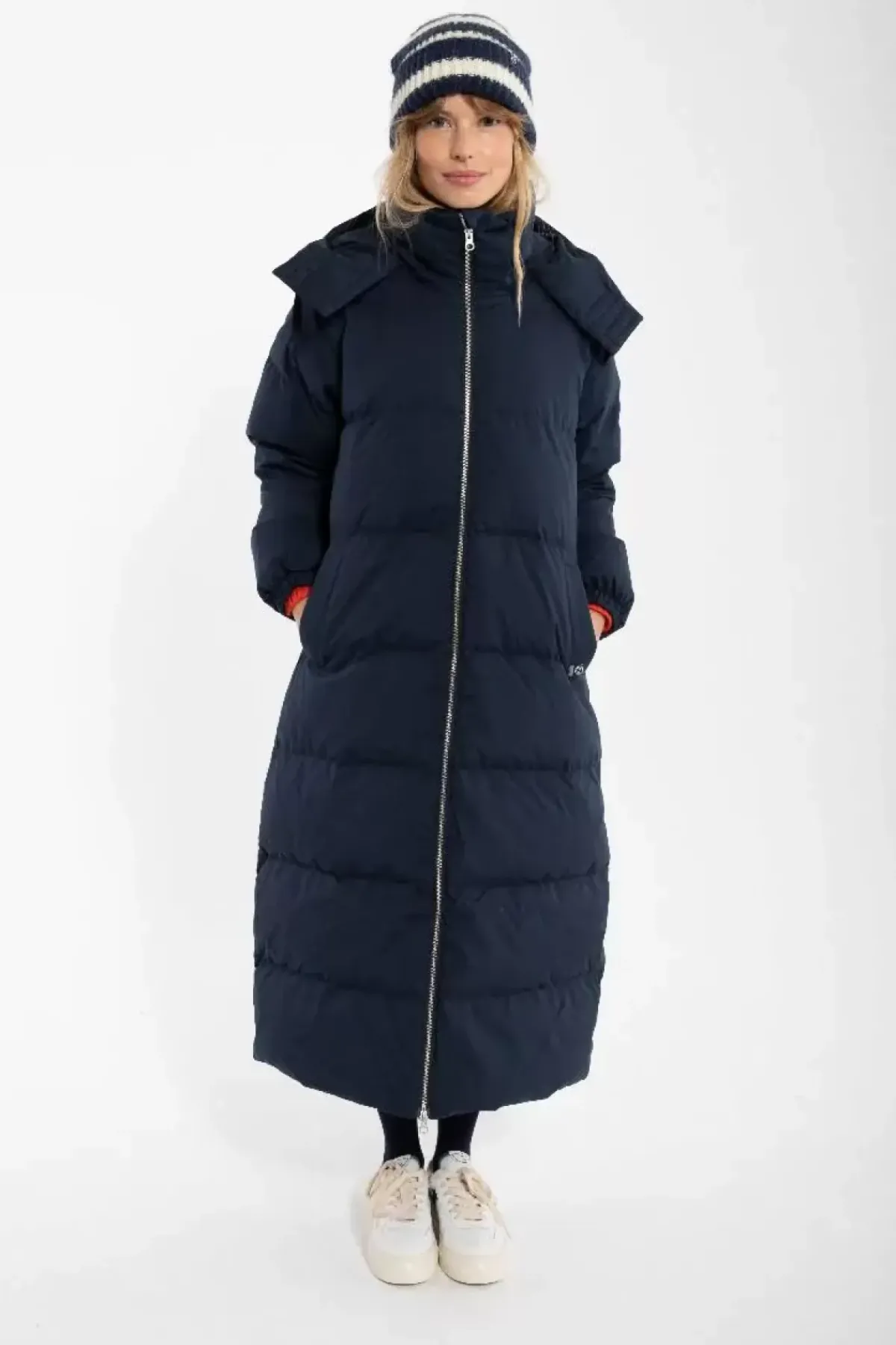 Danefæ Winterjacken>Danepuffin Down Winter Coat Dk Navy