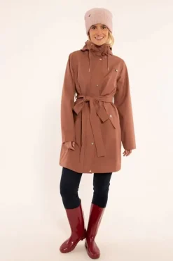 Danefæ Regenjacken>Danerainlover Raincoat Beige Rose