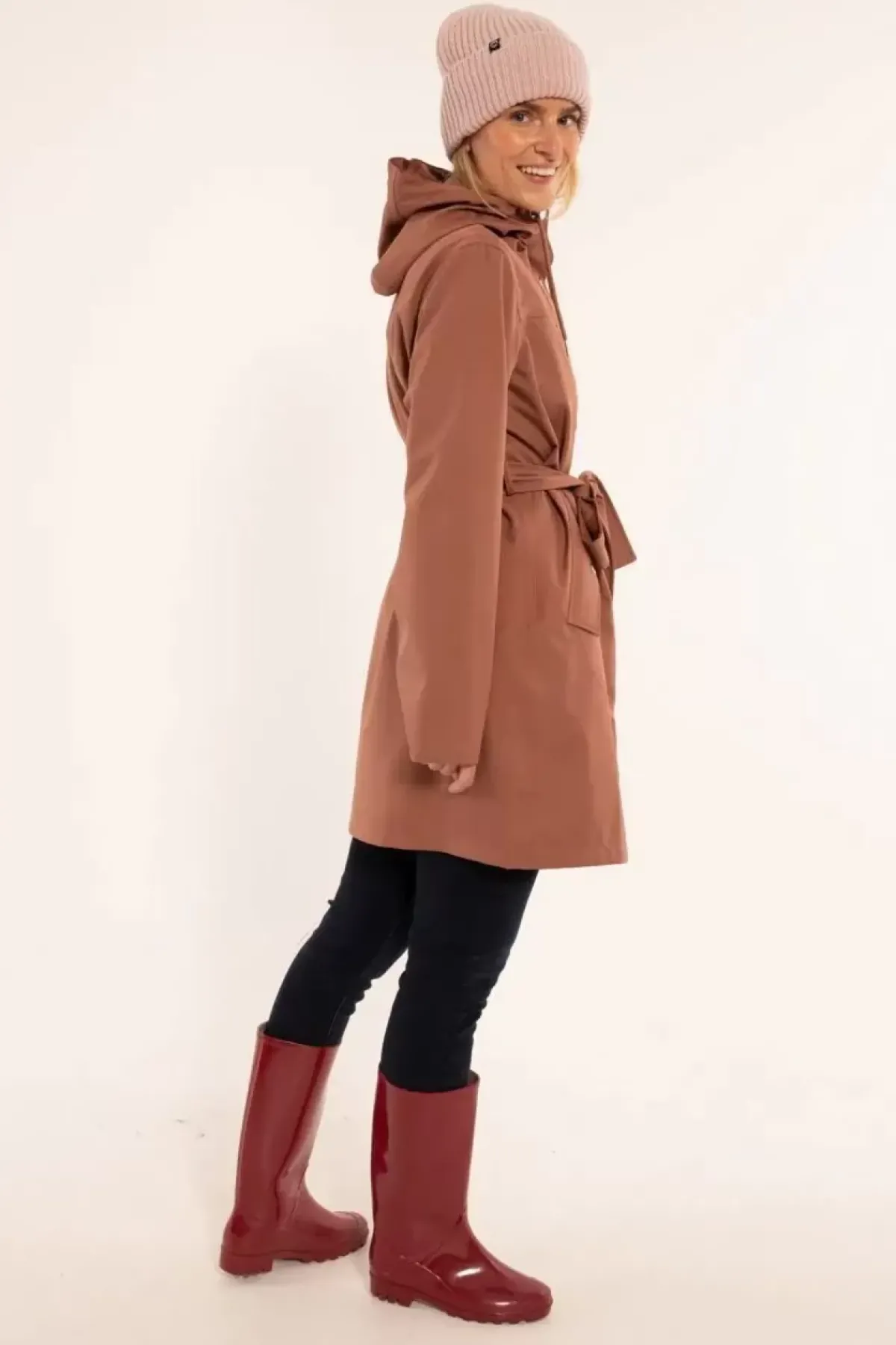 Danefæ Regenjacken>Danerainlover Raincoat Beige Rose