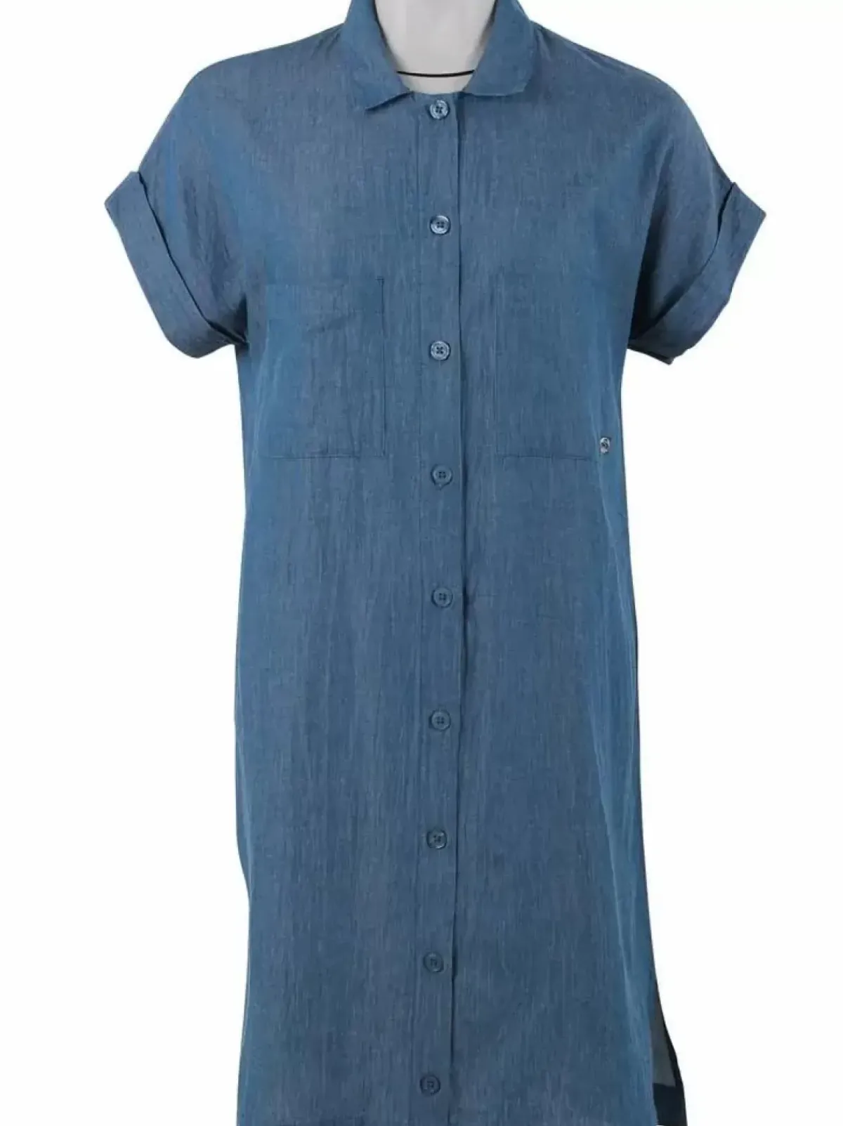 Danefæ Kleider>Danerrand Chambrey Dress Dk Indigo