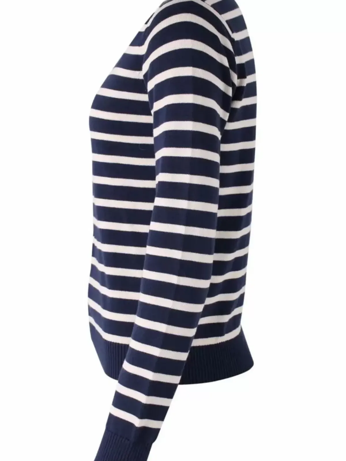 Danefæ Cardigan>Danesaga Cardigan Dk Navy/Chalk