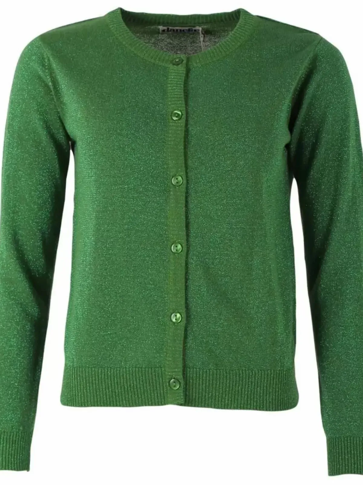 Danefæ Cardigan>Danesaga Glitter Cardigan Fall Jungle W. Green Glitter