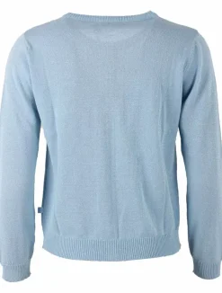 Danefæ Cardigan>Danesaga Glitter Cardigan Light Blue Glitter