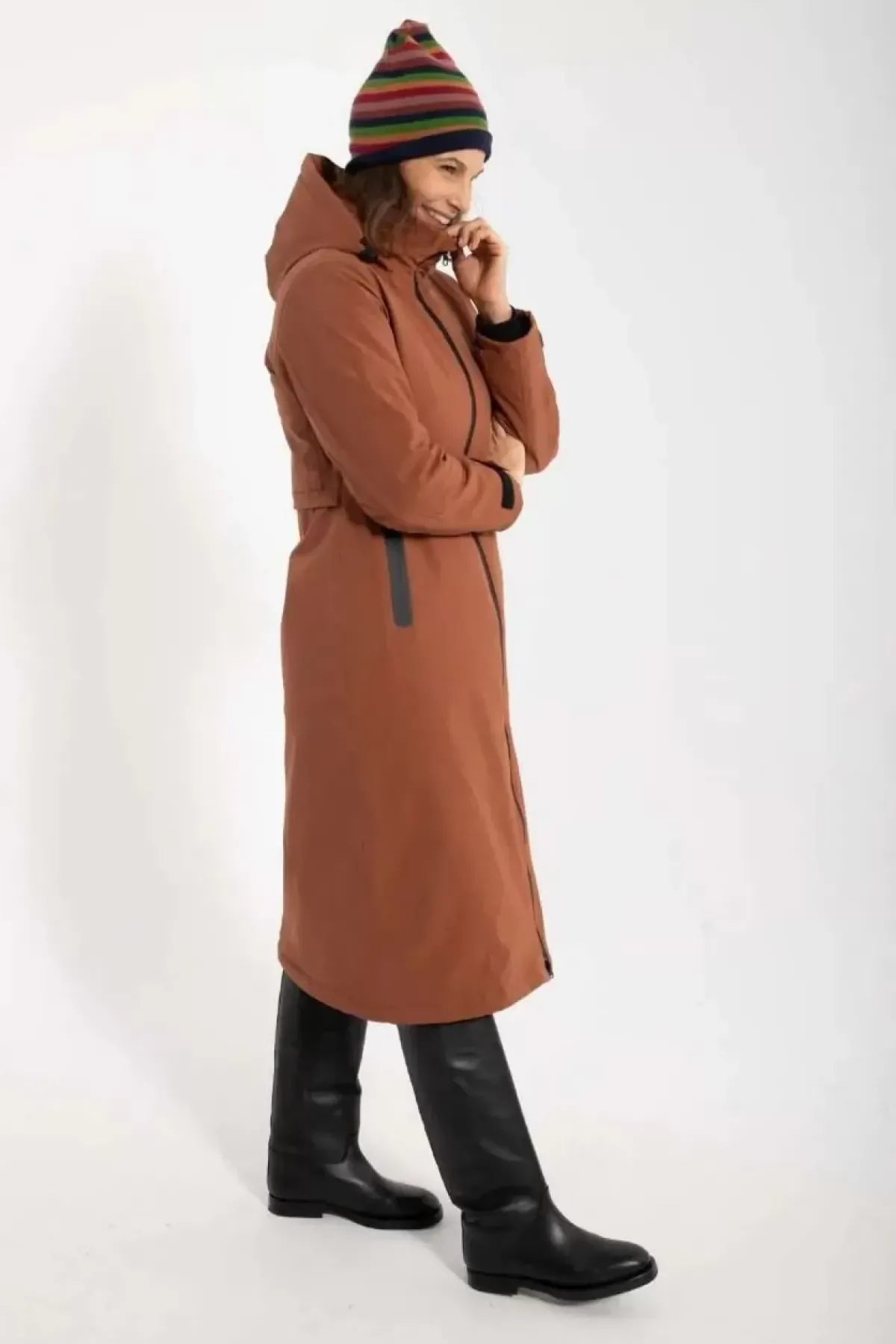 Danefæ Winterjacken>Danesandur Winter Coat Brick