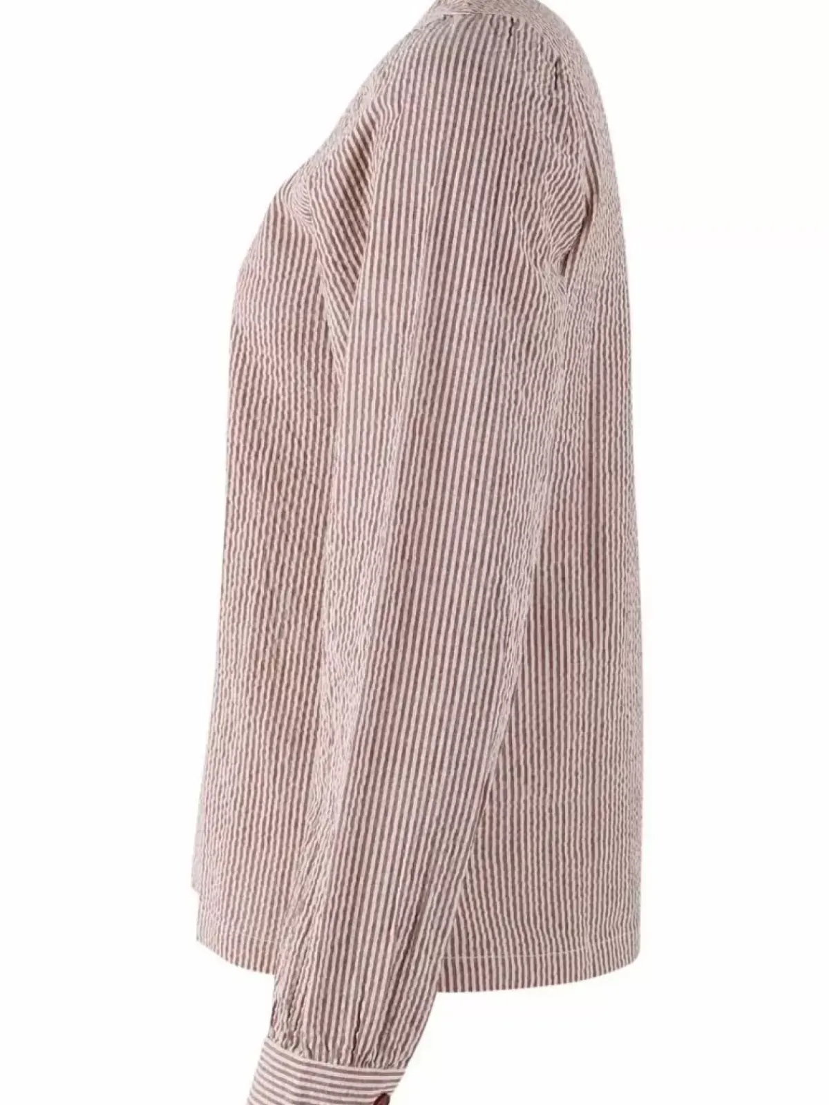 Danefæ Blusen>Danesanna Poplin Shirt Brick/Chalk