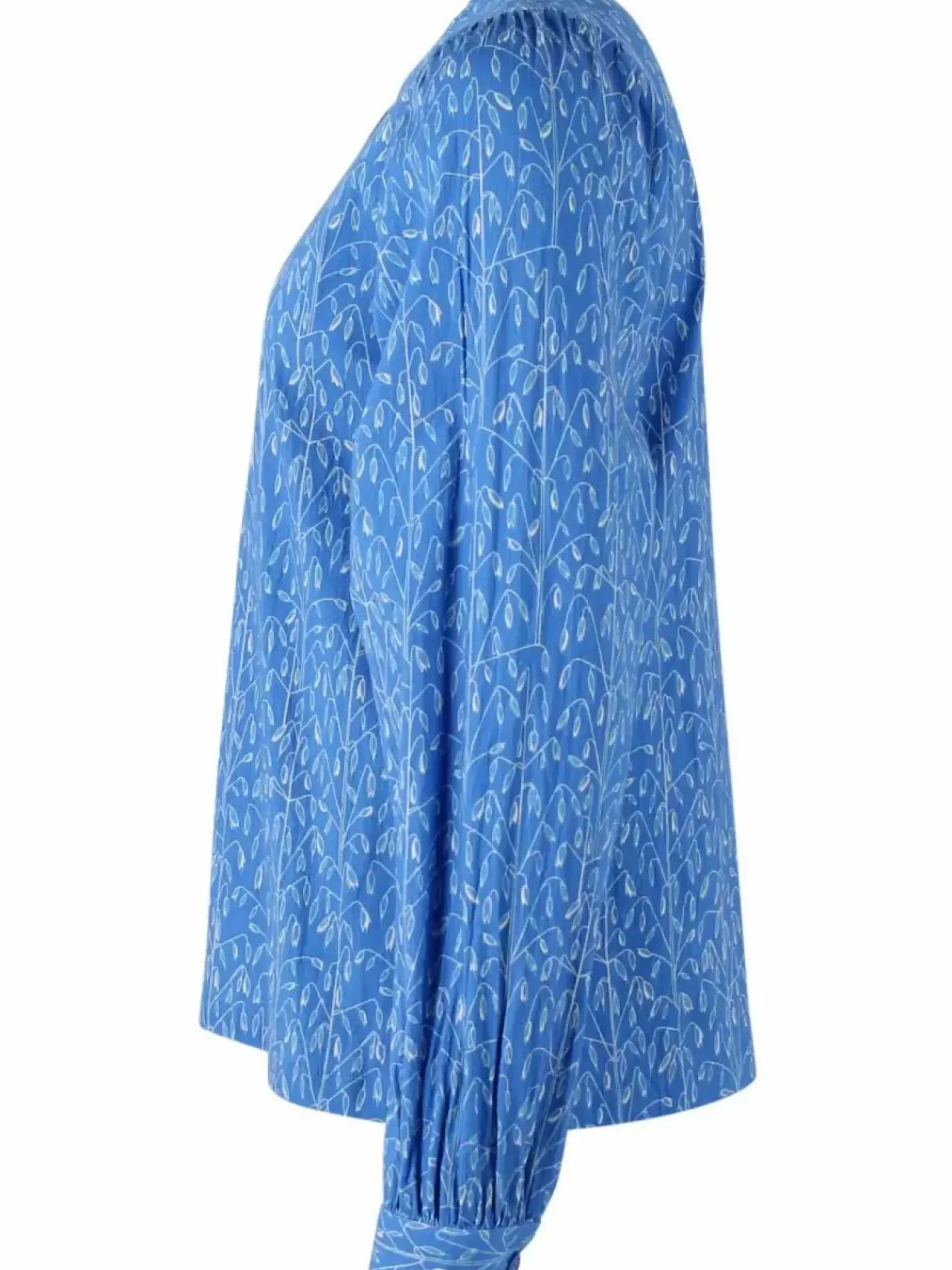 Danefæ Blusen>Danesanna Poplin Shirt Cold Blue/Chalk Oats
