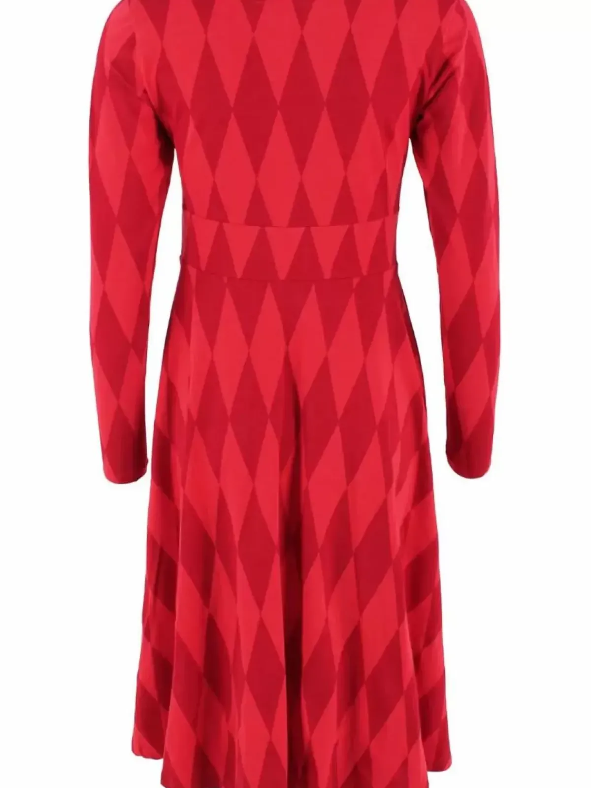 Danefæ Kleider>Danesigrid Cotton Dress Dk Red/Red Diamonds