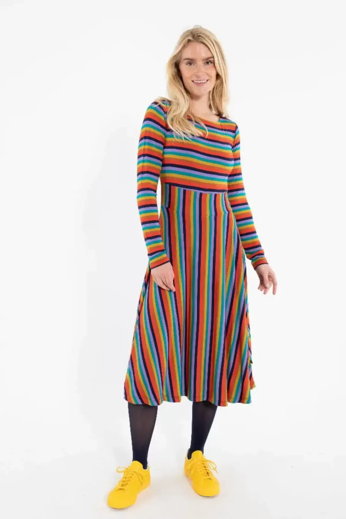 Danefæ Kleider>Danesigrid Viscose Dress Warmglow
