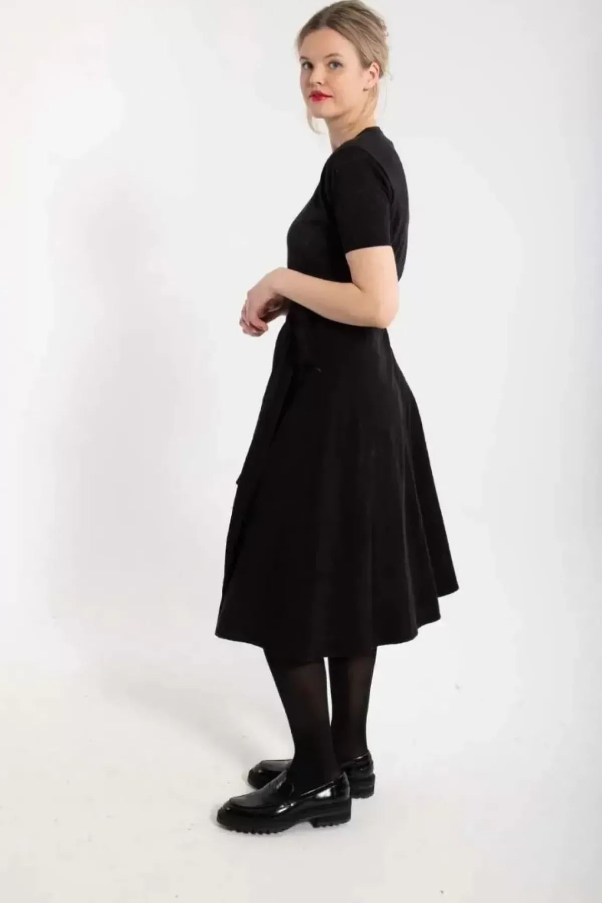 Danefæ Strickwaren>Danesilver Sweater Glitter Tee Black W. Black Glitter