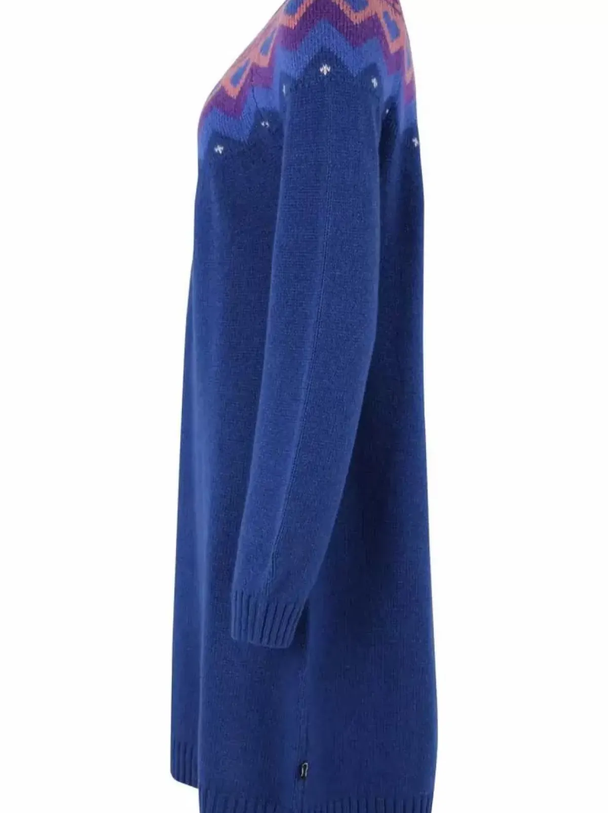 Danefæ Kleider>Danesukkertop Wool Sweater Dress Deep Marine