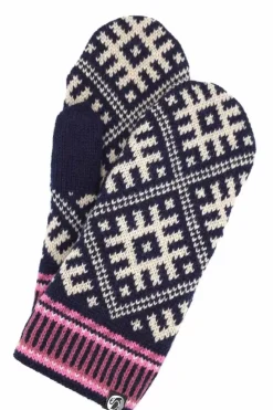 Danefæ Handschuhe>Danesuper Wool Mittens Navy