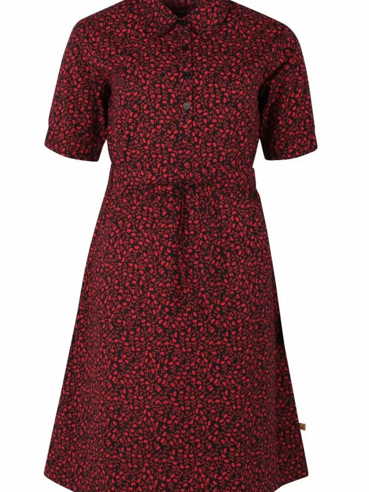 Danefæ Kleider>Danesusanne Poplin Dress Black Fleurie