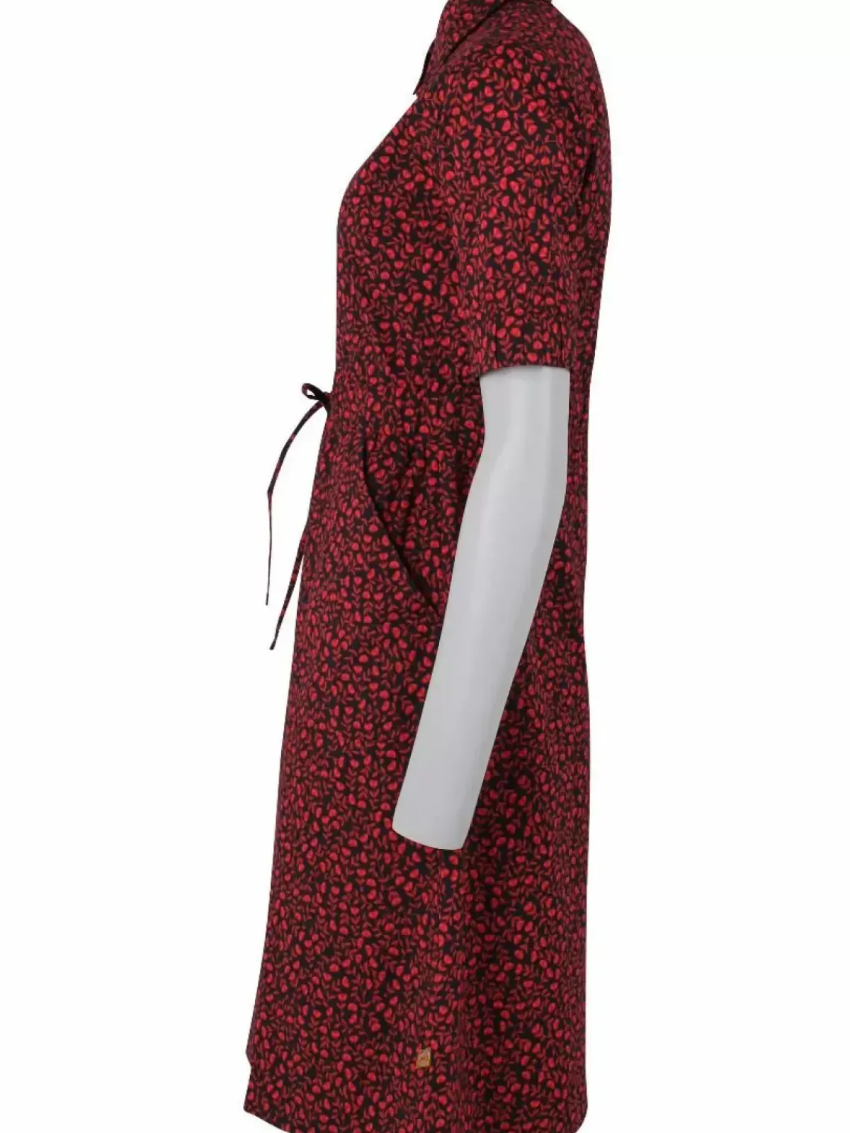 Danefæ Kleider>Danesusanne Poplin Dress Black Fleurie
