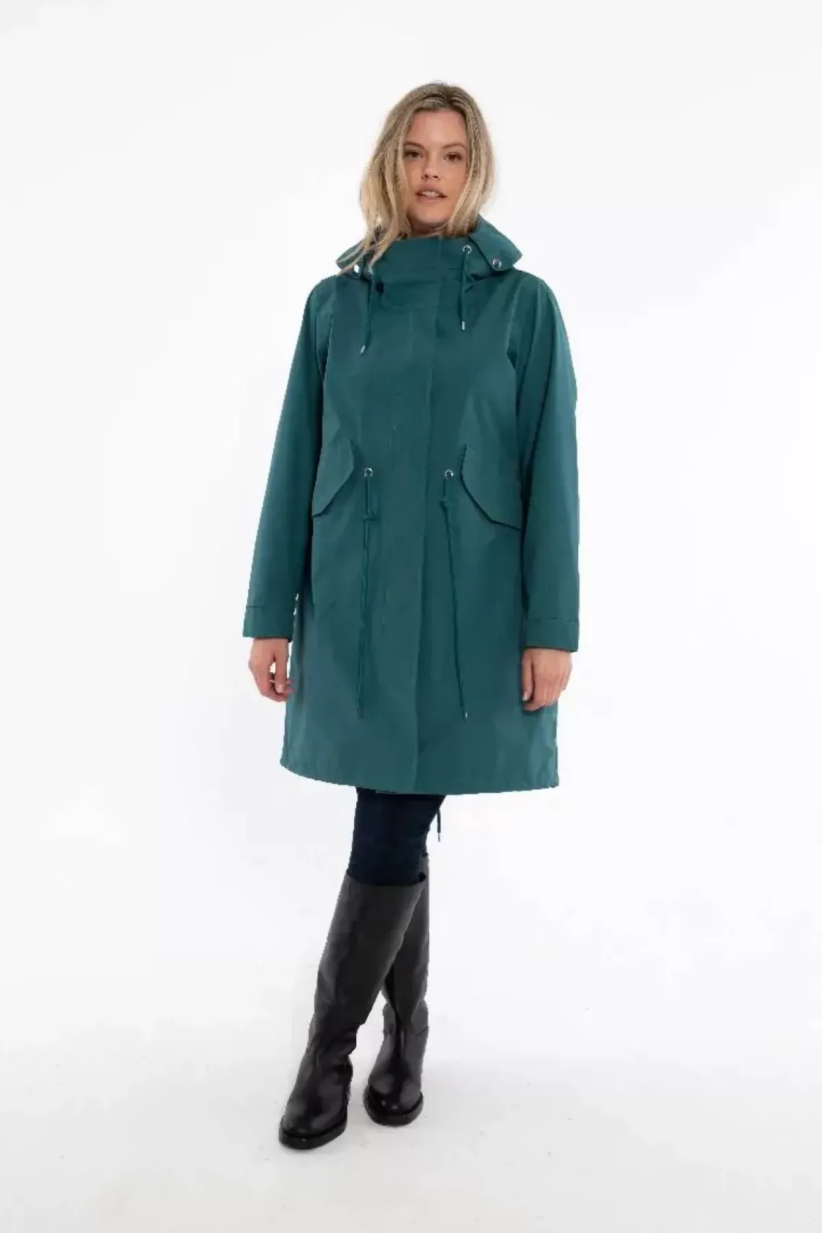 Danefæ Übergangsjacken>Danesvaneke Midseason Parka Dark Duck
