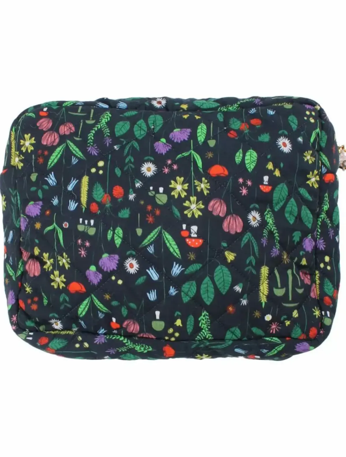 Danefæ Taschen>Danetine Pouch Dk Navy Botanical