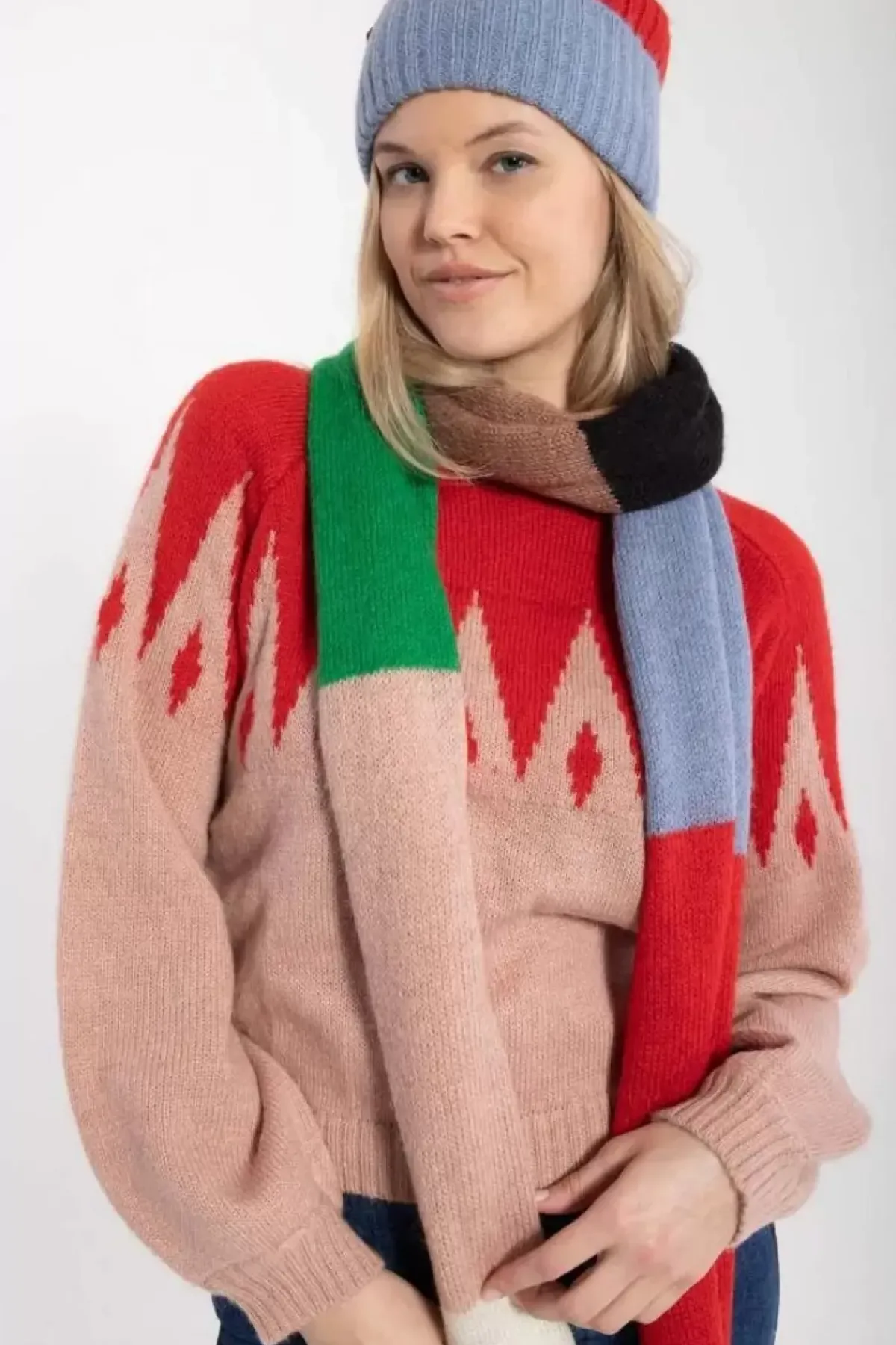 Danefæ Mützen/Hute>Danetop Beanie Porcelaine/Red