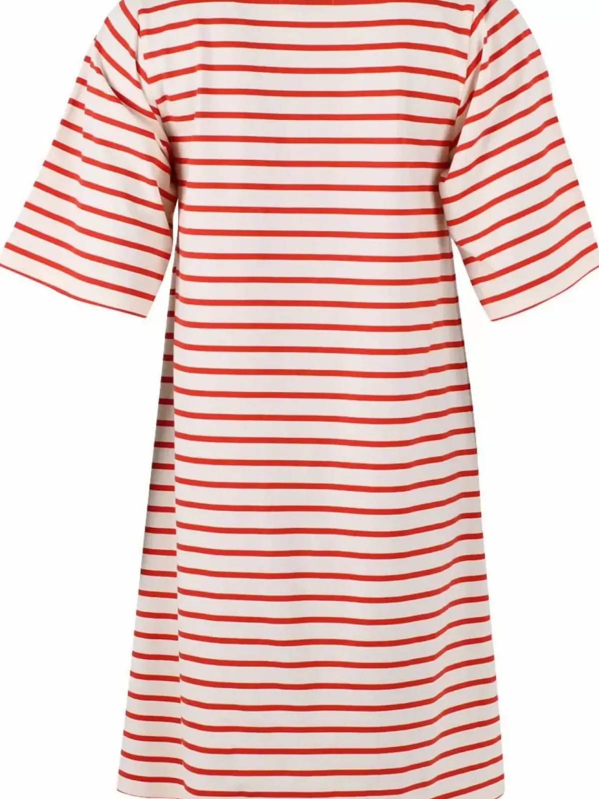 Danefæ Kleider>Danetrinidad Dress Chalk/Bright Red