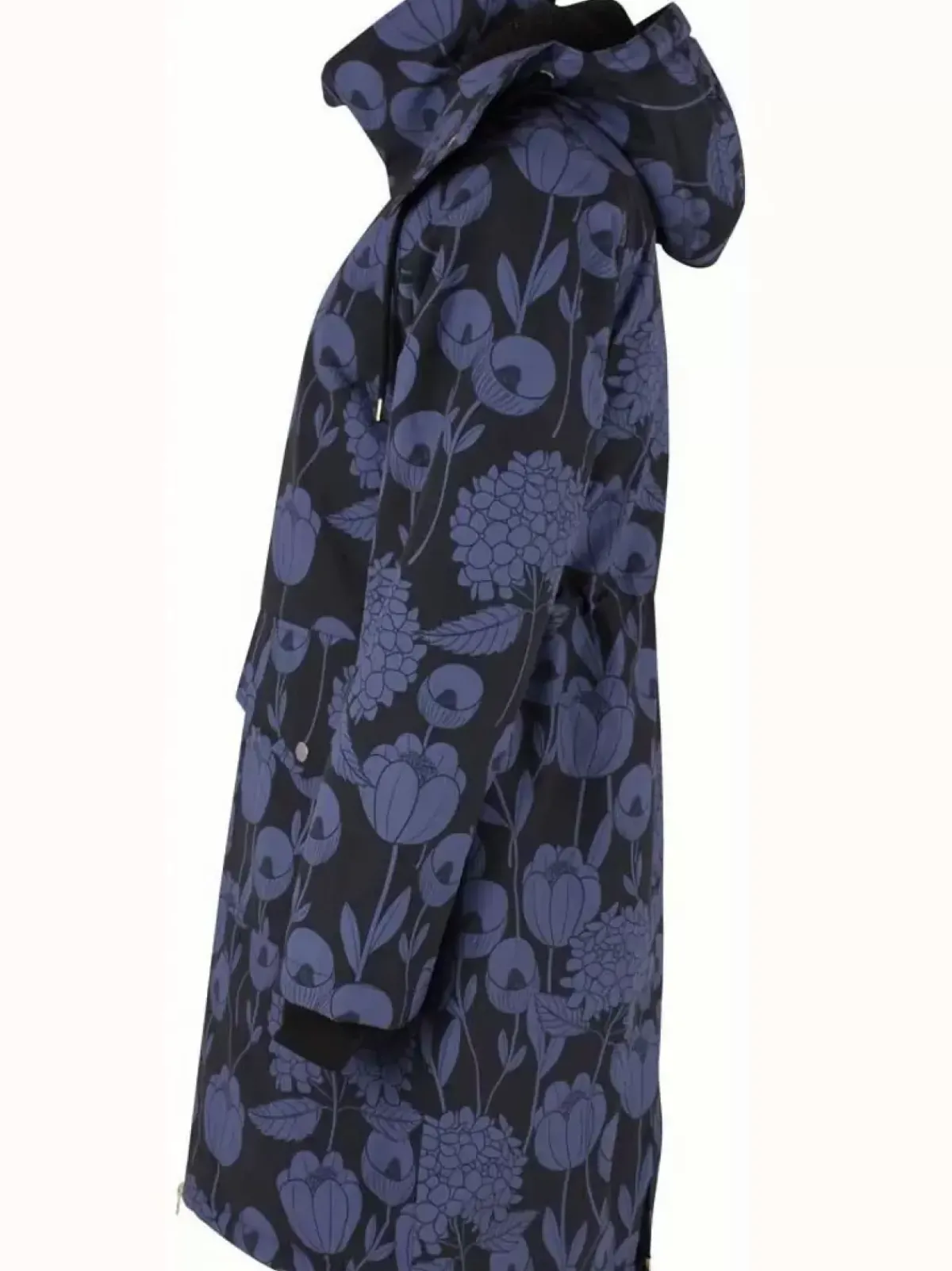 Danefæ Winterjacken>Daneturell Winter Coat Black Hortensia