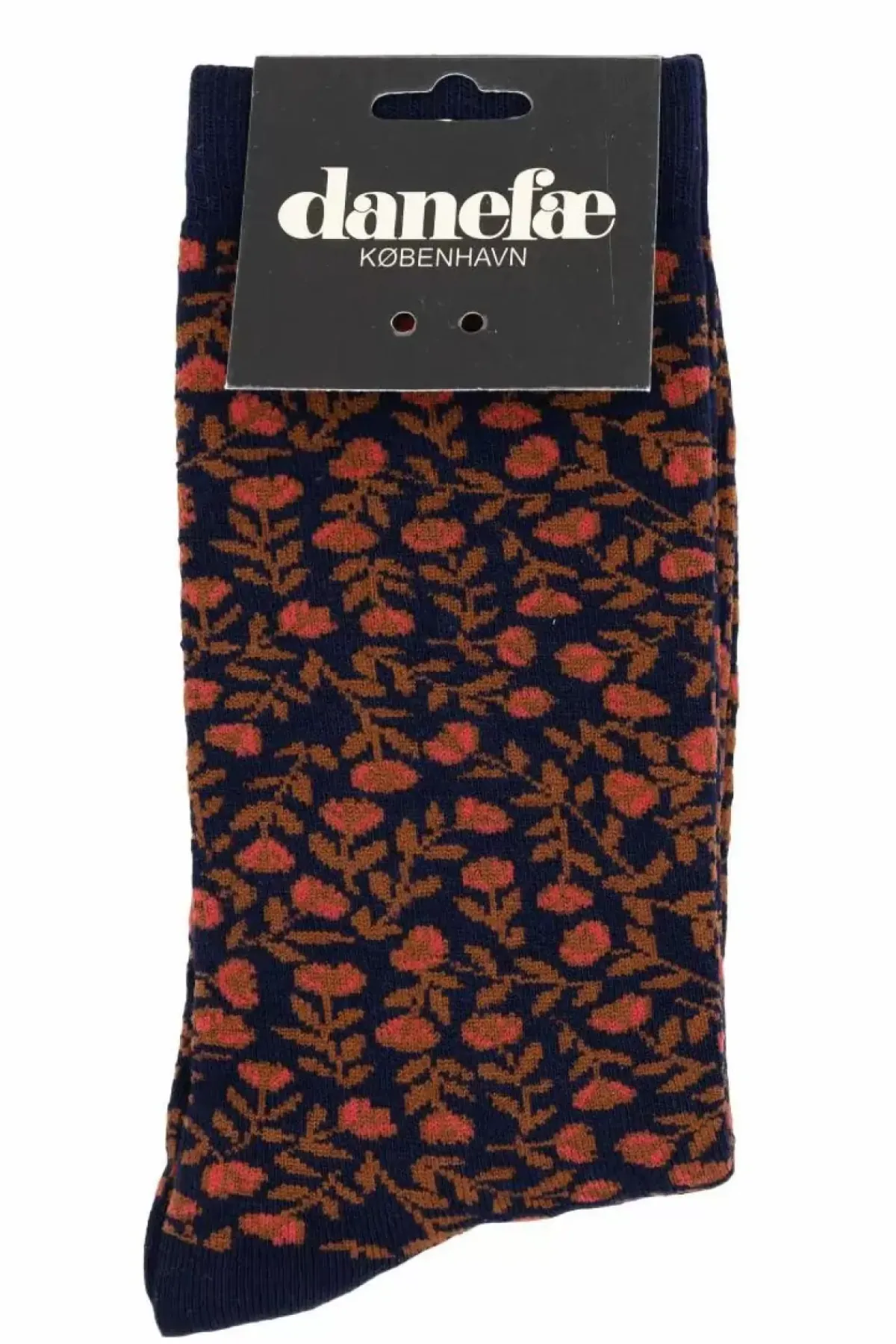 Danefæ Socken Und Strümpfe>Danewalk With Me Socks Deep Marine Fleurie