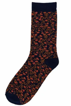 Danefæ Socken Und Strümpfe>Danewalk With Me Socks Deep Marine Fleurie