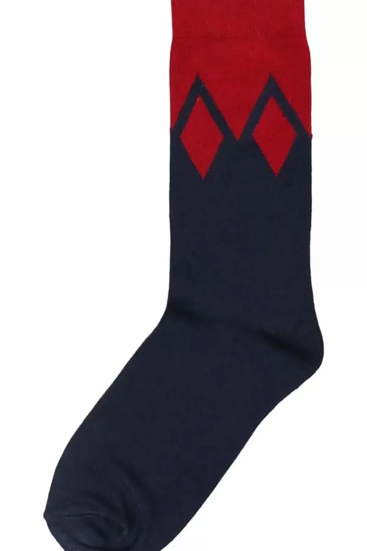 Danefæ Socken Und Strümpfe>Danewalk With Me Socks Dk Navy/Red Icicles