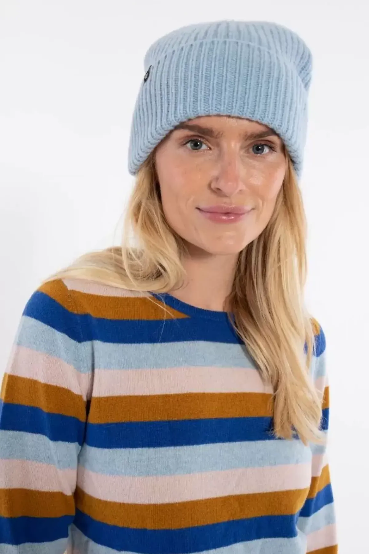 Danefæ Mützen/Hute>Danewarm Thoughts Merino Beanie Light Blue