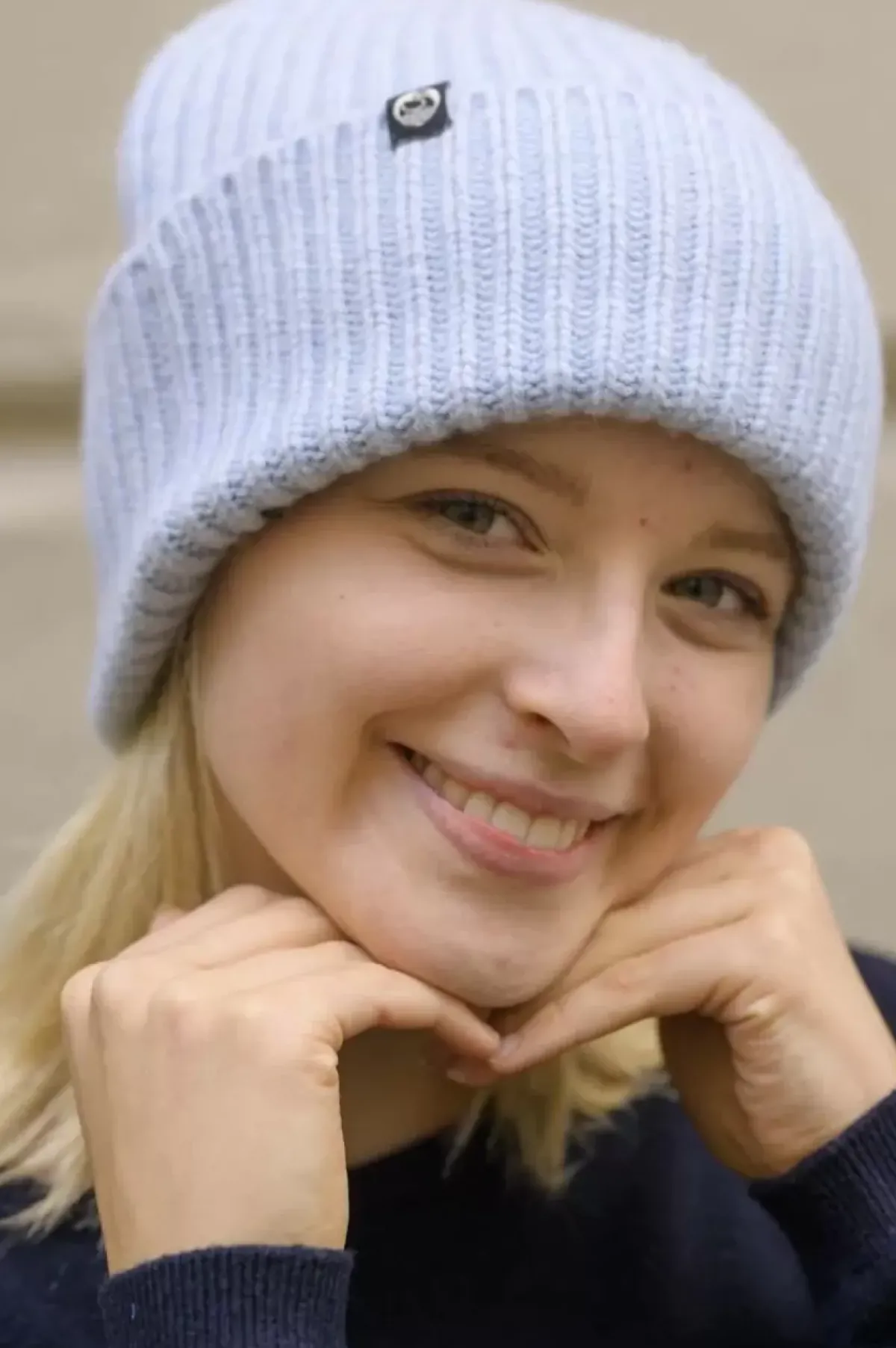 Danefæ Mützen/Hute>Danewarm Thoughts Merino Beanie Light Blue