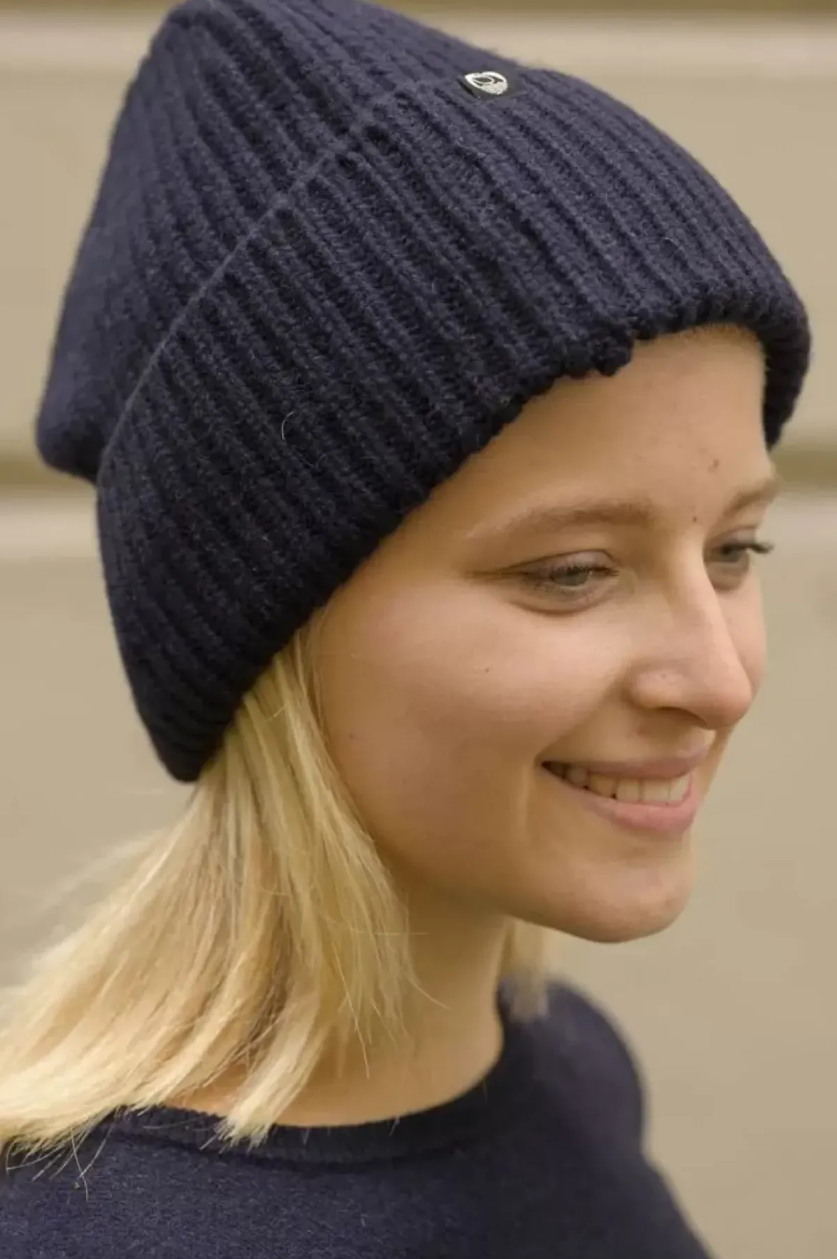 Danefæ Mützen/Hute>Danewarm Thoughts Merino Beanie Navy