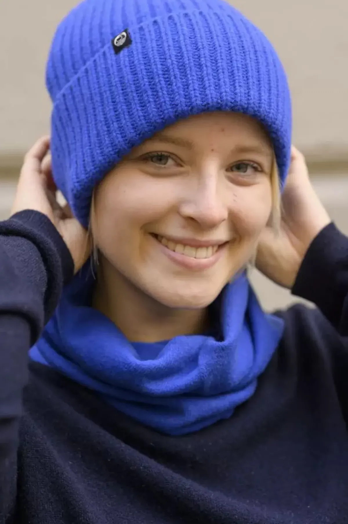 Danefæ Mützen/Hute>Danewarm Thoughts Merino Beanie Royal Blue