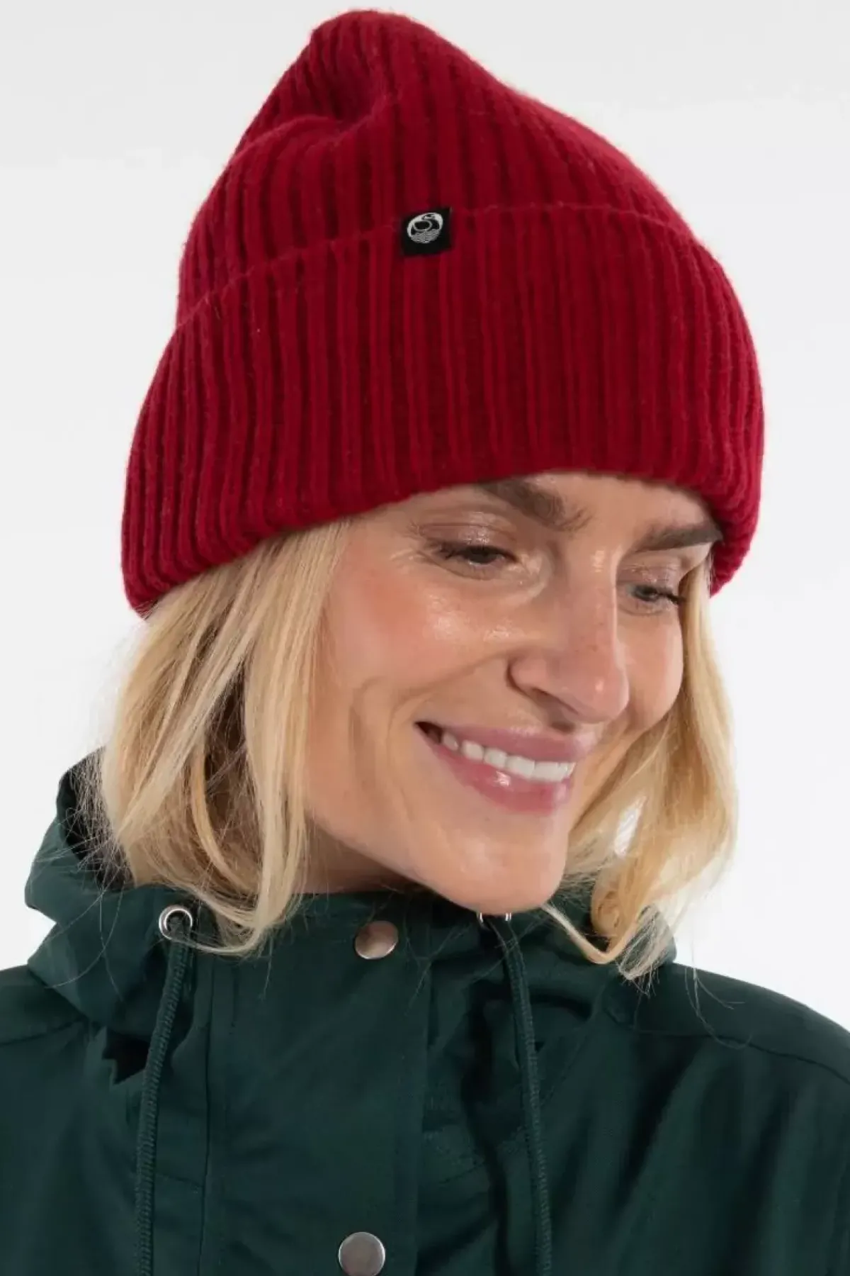 Danefæ Mützen/Hute>Danewarm Thoughts Merino Beanie Dark Red
