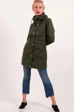 Danefæ Übergangsjacken>Daninge Midseason Parka Khaki