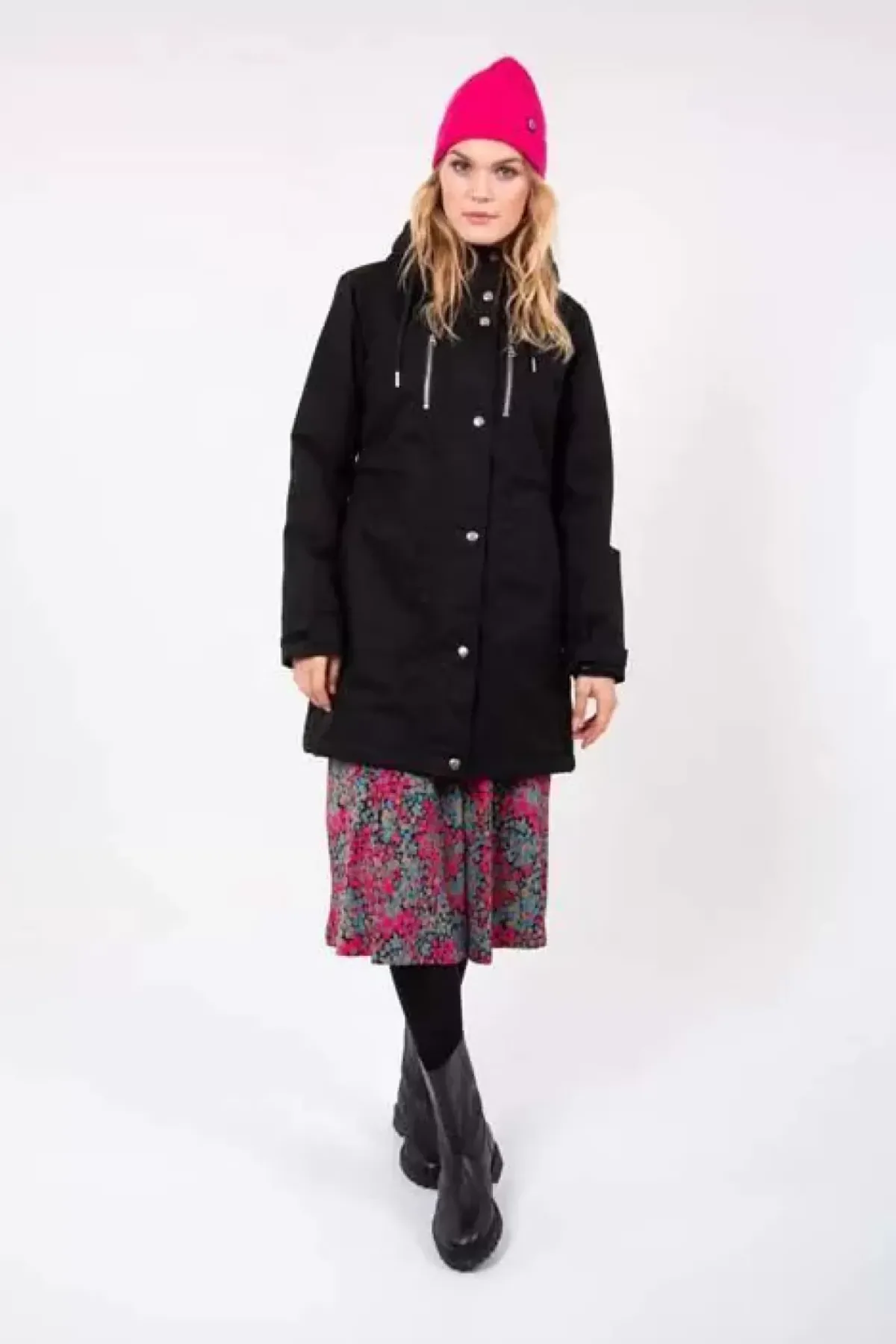Danefæ Winterjacken>Daninge Winter Parka Black Brushed