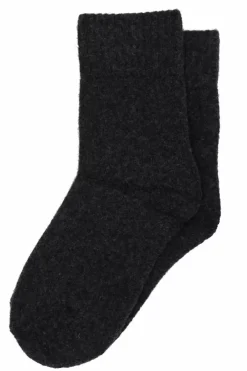 Danefæ Socken Und Strümpfe>Danish Winter Wool Socks Dark Grey