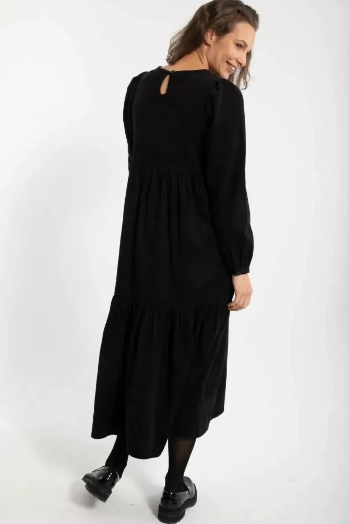 Danefæ Kleider>Danoktober Cord Dress Black