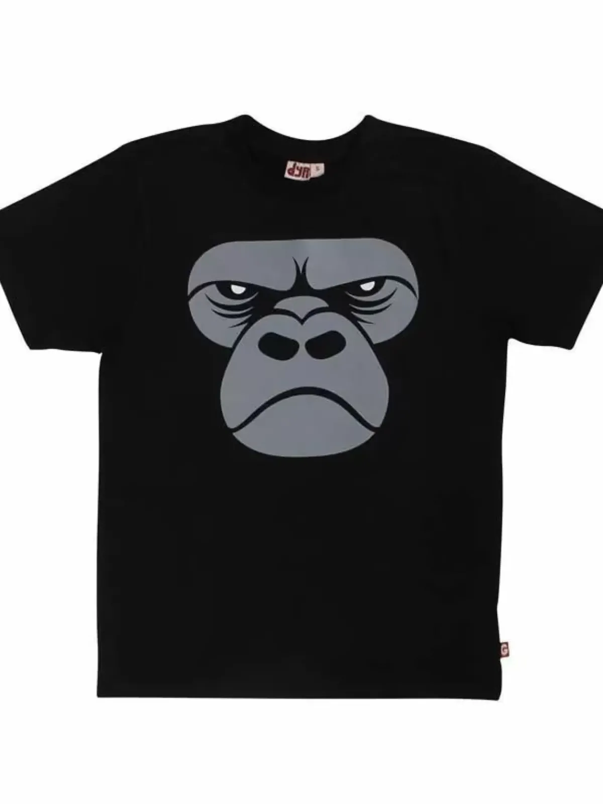 Danefæ T-Shirts>Dyrmande T Black Zoomgorilla
