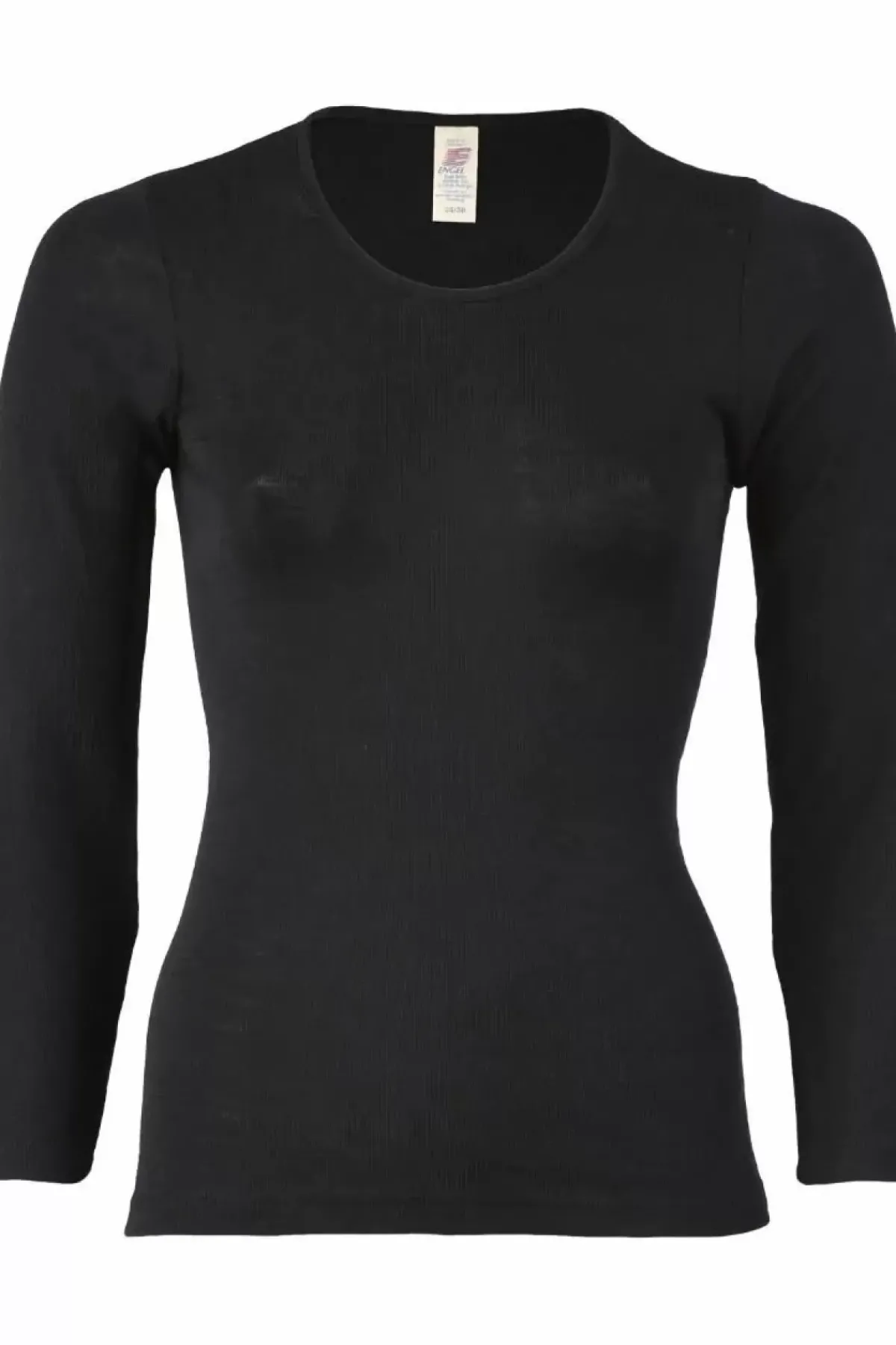 Danefæ Hemden Und Shirts>Engel Wool Natur Ladies Shirt Ls Black