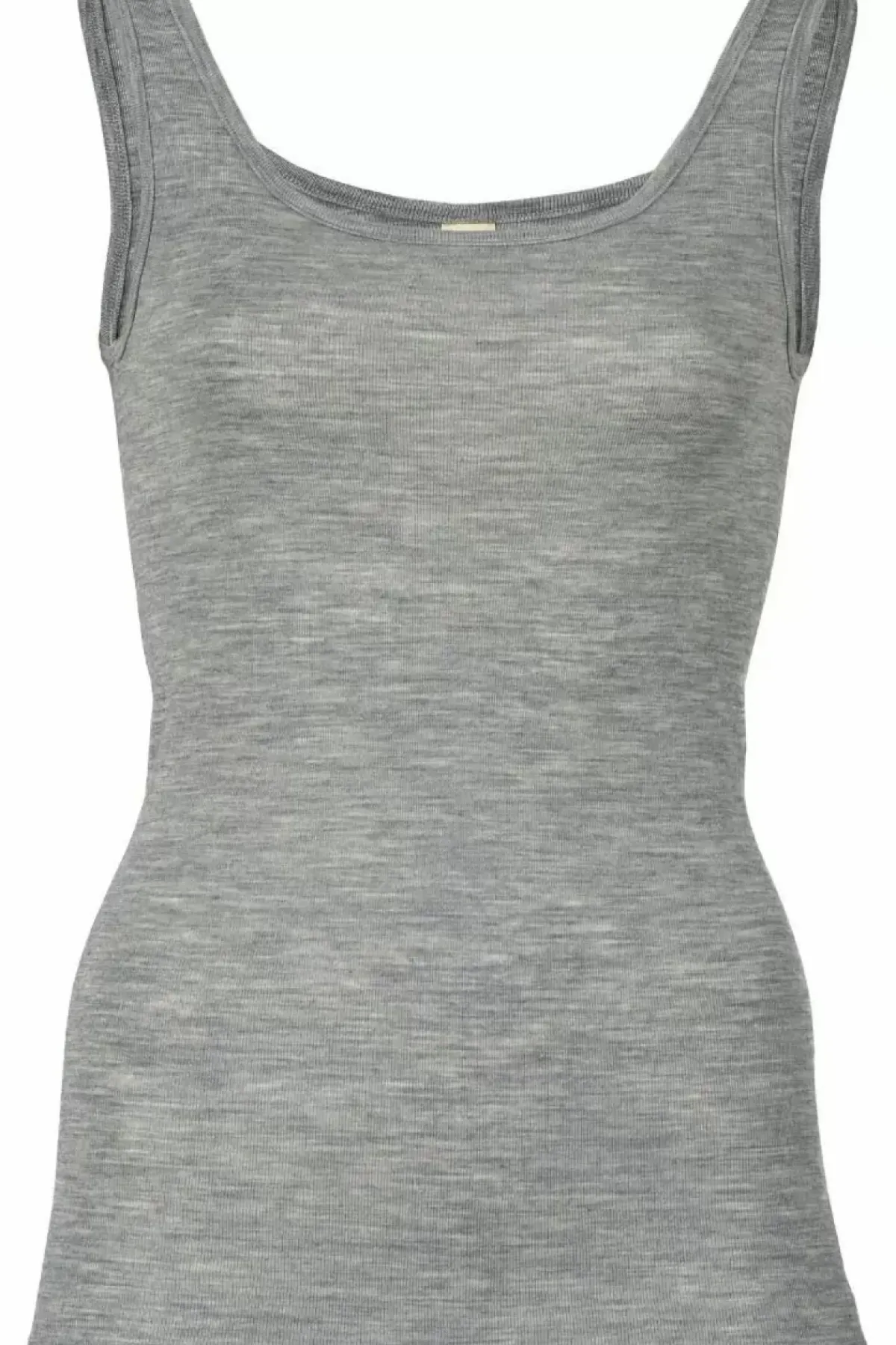 Danefæ Tops>Engel Wool Natur Ladies Tanktop Lt Grey Melange